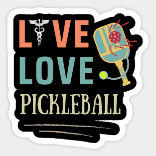 Pickleball Nurse Doctor Healthcare worker Sticker